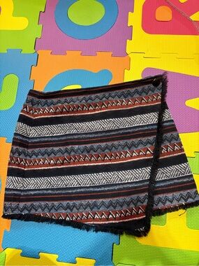 Sam Edelman Striped Aztec Wrap Skirt